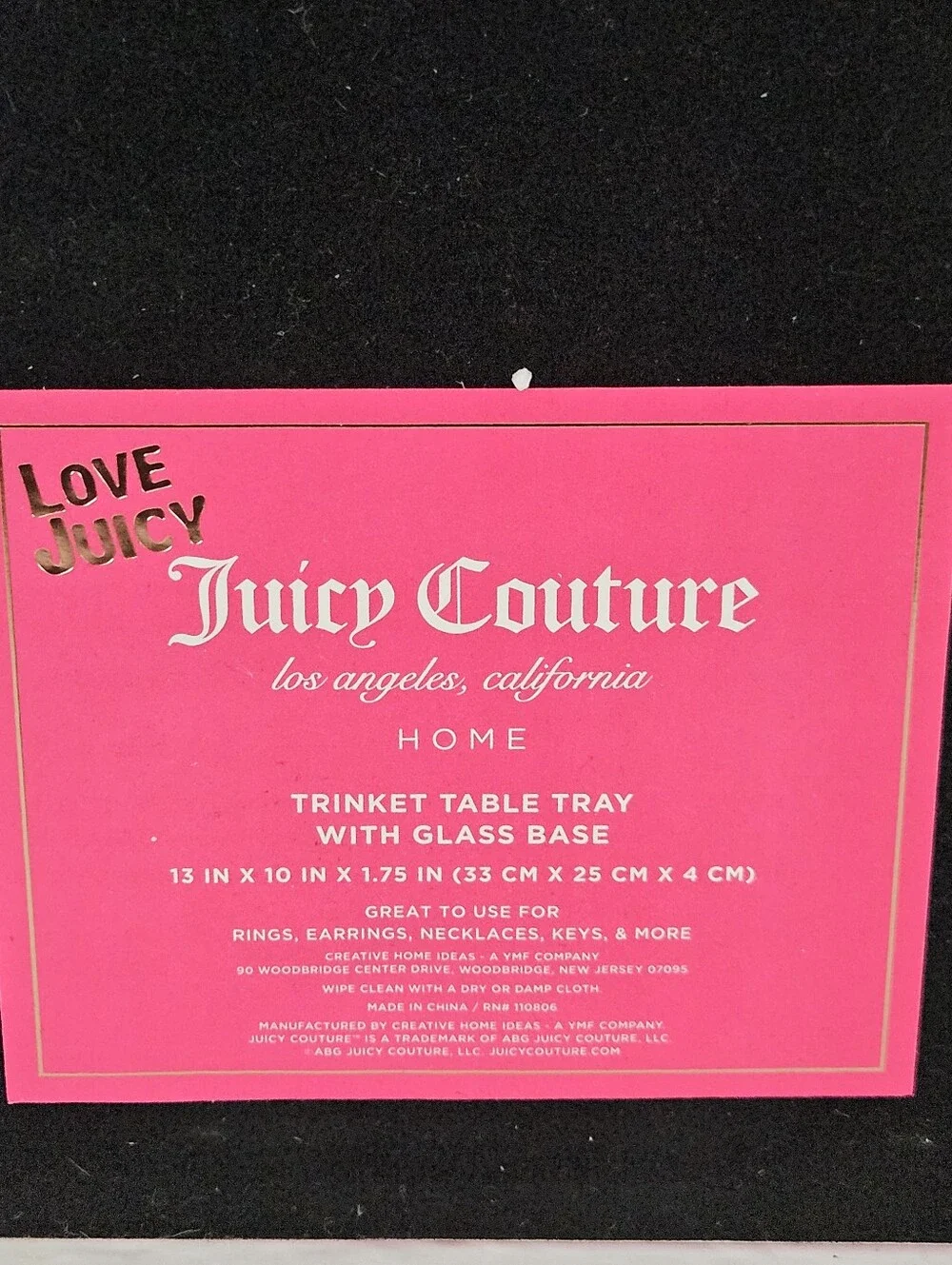 Juicy Couture nwt home